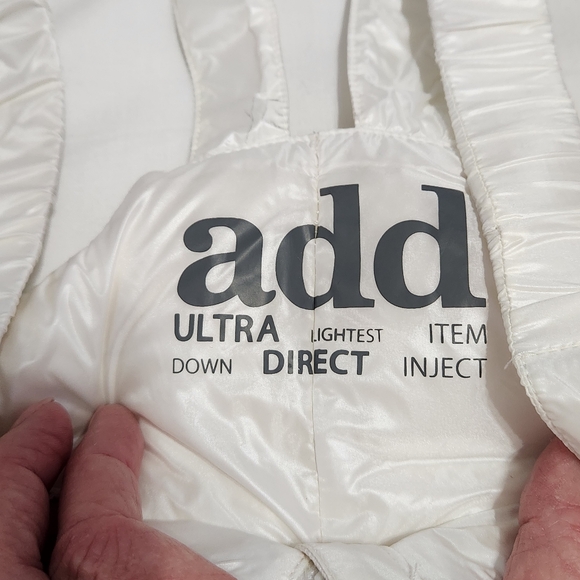 add Down Snowsuit Snow Pants Overalls Toddler Winter Warm Pearl White Italy 3T - Picture 4 of 12